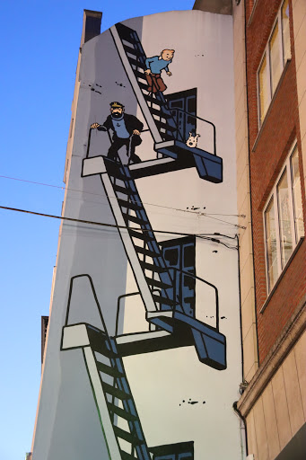 Digital illustrations in Brussels