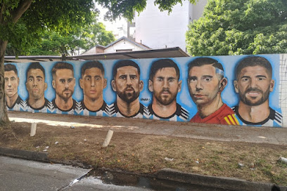 Mural Selección Argentina - Campeón del Mundo Qatar 2022