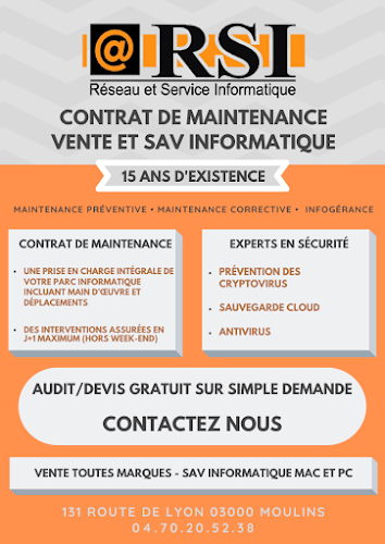 RSI INFORMATIQUE à Yzeure