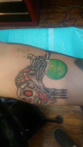 Explore script tattoo ideas, creative tattoo ideas in Columbia, available at Twist of Fate