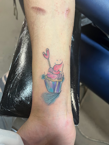 Explore basketball tattoo ideas leg, creative tattoo ideas in Phoenix, available at The Snooty Fox Tattoo and piercing