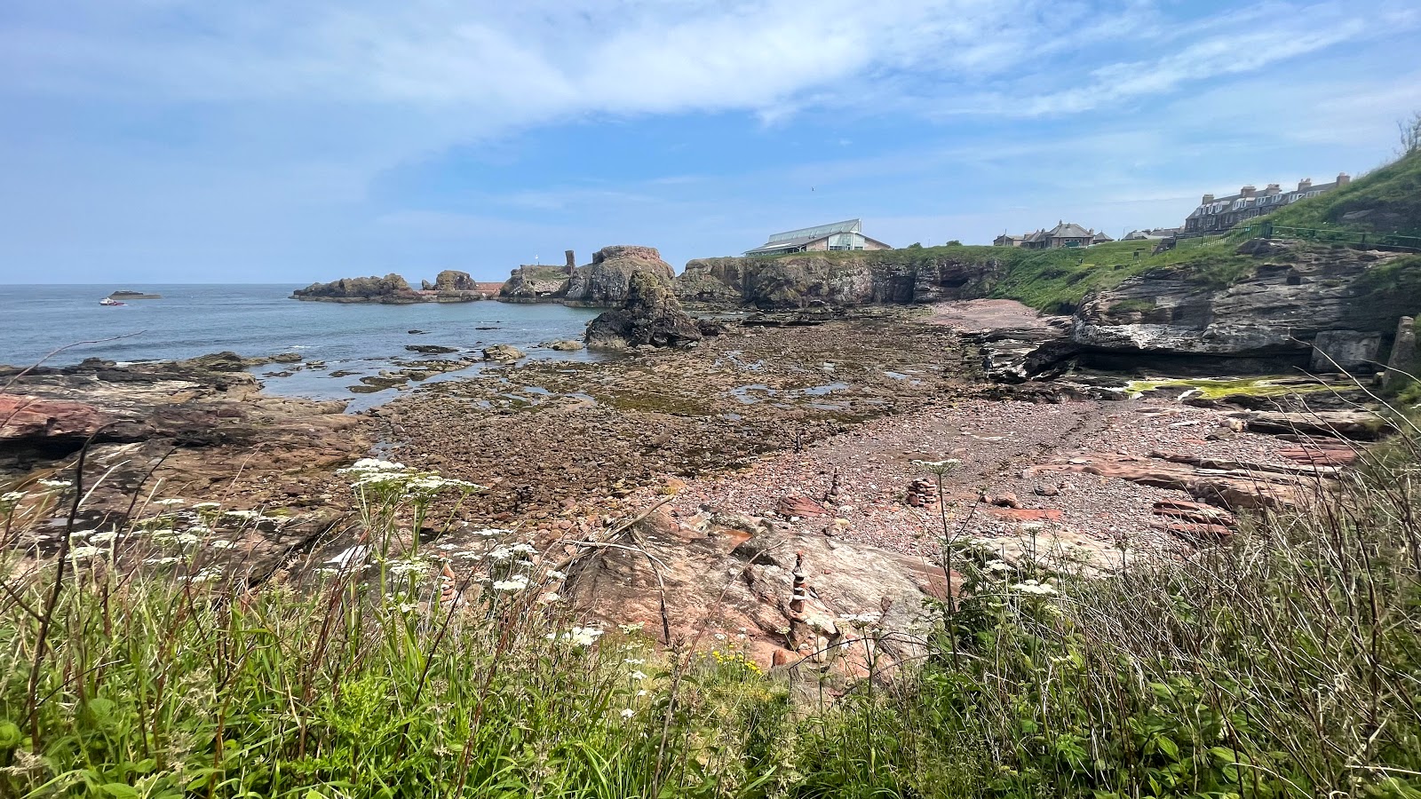 Photo of Dunbar Beach Access Path and the settlement