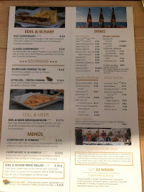 Menu / carte de Edel & Scharf Am Yachthafen à Kühlungsborn
