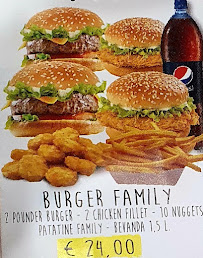 Menu / carte de Chicken Hut à Civitavecchia