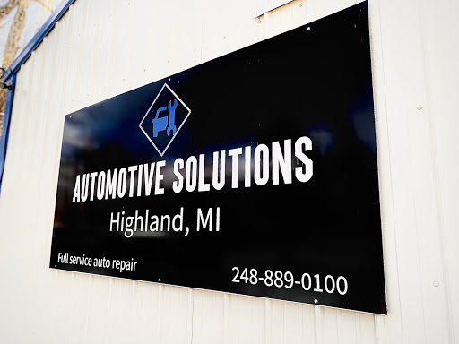 Auto Repair Shop «Auto Solutions», reviews and photos, 2804 Lewellen Dr, Highland Charter Twp, MI 48356, USA