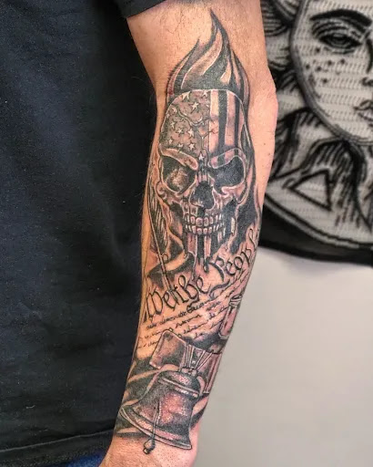 Explore praying tattoo ideas, creative tattoo ideas in Hurricane, available at Strange Division Ink