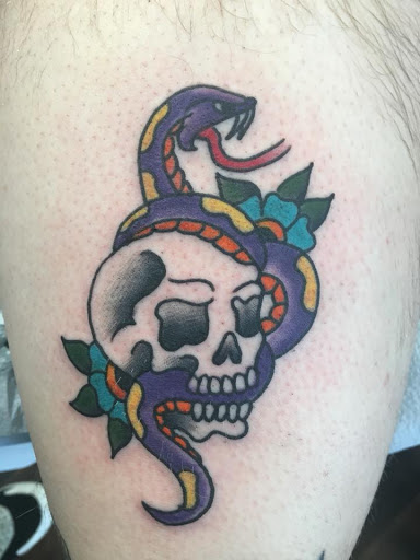 Explore jack and sally couple tattoos ideas, creative tattoo ideas in Delmar, available at Resolute Tattoo