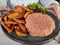 Steak tartare du Restaurant français Restaurant le bon repas à Barbezieux-Saint-Hilaire - n°4