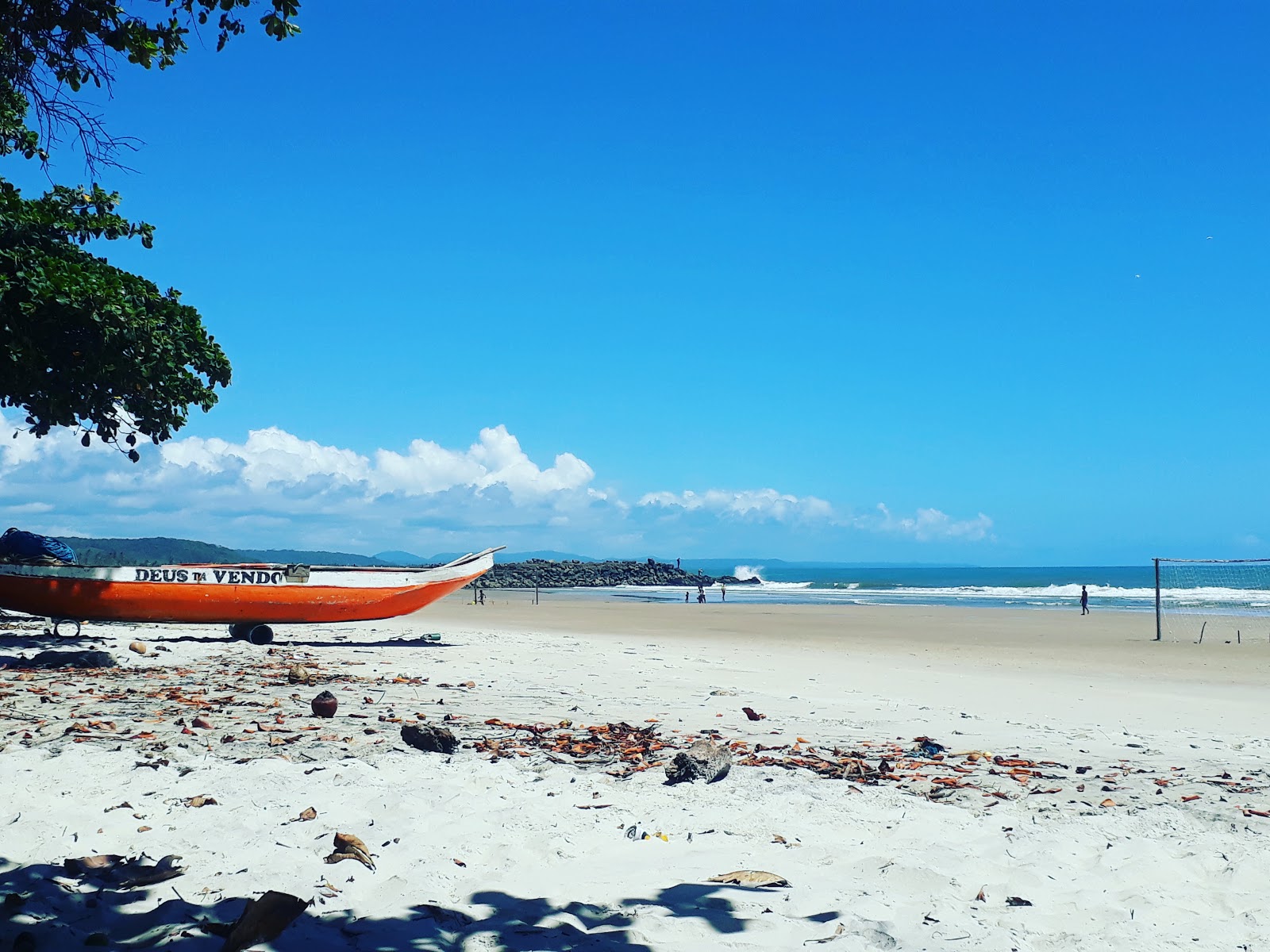 Foto af Praia Do Sao Miguel med lang lige kyst