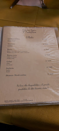 Ristorante Pizzeria Postiglione à Aosta carte