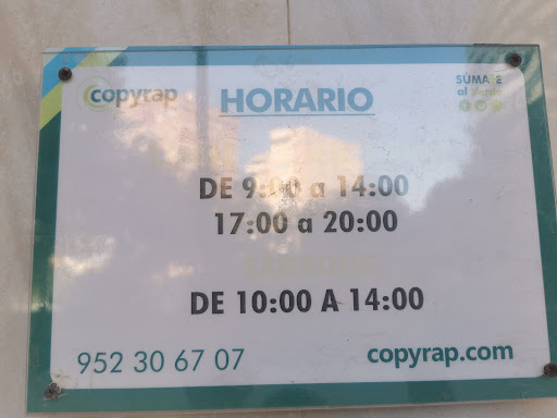 Copyrap Nueva Málaga | Imprenta y Copistería |