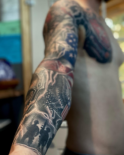 Explore marcus aurelius tattoo ideas, creative tattoo ideas in Galena, available at Studio C Tattoo