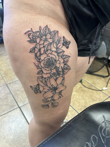 Explore tattoo shading ideas, creative tattoo ideas in Denver, available at Deeds Of The Flesh Tattoo