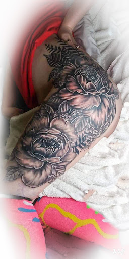 Explore rock n roll tattoo ideas, creative tattoo ideas in Schaumburg, available at Urban Rebels Ink