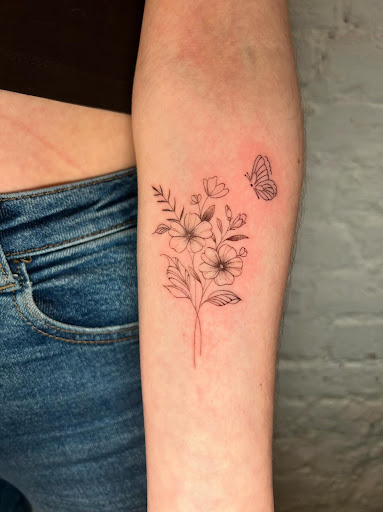 Explore grandbaby tattoo ideas, creative tattoo ideas in New York, available at In Due Time Tattoo
