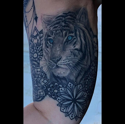 Explore astronomy tattoo ideas, creative tattoo ideas in White Plains, available at About the Ink Tattoos