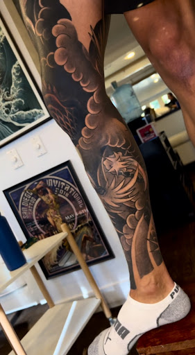 Explore mechanical tattoo sleeve ideas, creative tattoo ideas in San Diego, available at Guru Tattoo