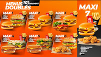 Carte du Maxi Burger à Nîmes