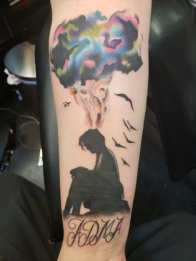 Explore sad tattoo ideas for guys, creative tattoo ideas in Fairborn, available at Royal Prevail Tattoo