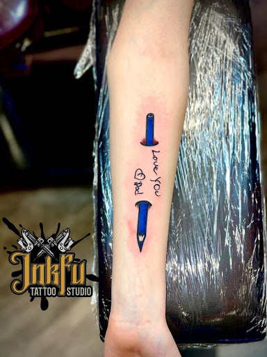 Explore tattoo ideas aztec, creative tattoo ideas in Omaha, available at Inkfu Tattoo Studio