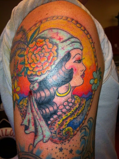 Find tattoo sleeve cover up ideas for your next unique tattoo in Saint Augustine at Sailor Chers Tattoo & Body Piercing
