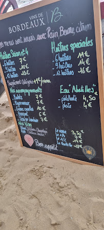 le chai-nous à Lège-Cap-Ferret menu
