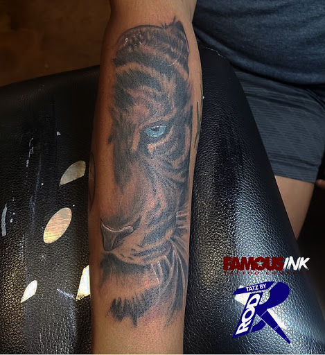 Explore pool tattoo ideas, creative tattoo ideas in Hammond, available at Famous Ink, Inc.