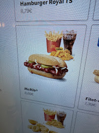 Restauration rapide McDonald's à Berlin - menu / carte