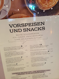 Menu du ALEX à Oberhausen
