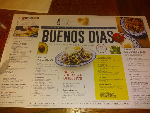 Mexican Restaurant «Carnitas Queretaro Mexican Restaurant», reviews and photos, 1451 N Zaragoza Rd, El Paso, TX 79936, USA