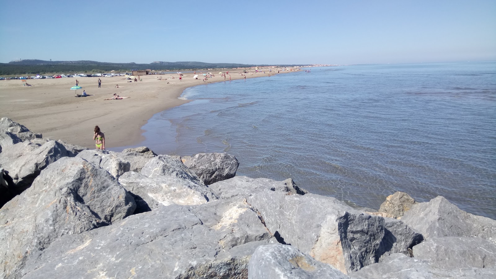 Photo of Mateille beach with long straight shore