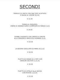 Carte du Ristorante Marconi à Cassano Magnago