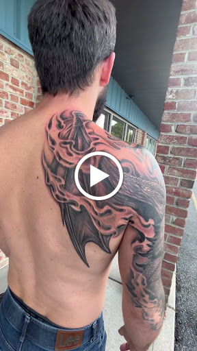 Explore twin flame tattoo ideas, creative tattoo ideas in Ambler, available at Tattoo GalaxyAmbler Piercing & Custom Tattoos