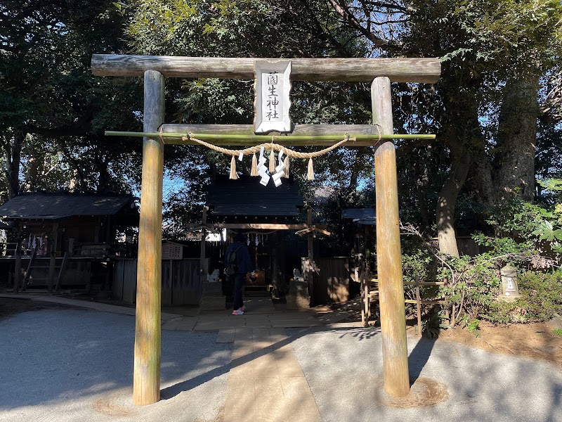 薗生神社 本宮