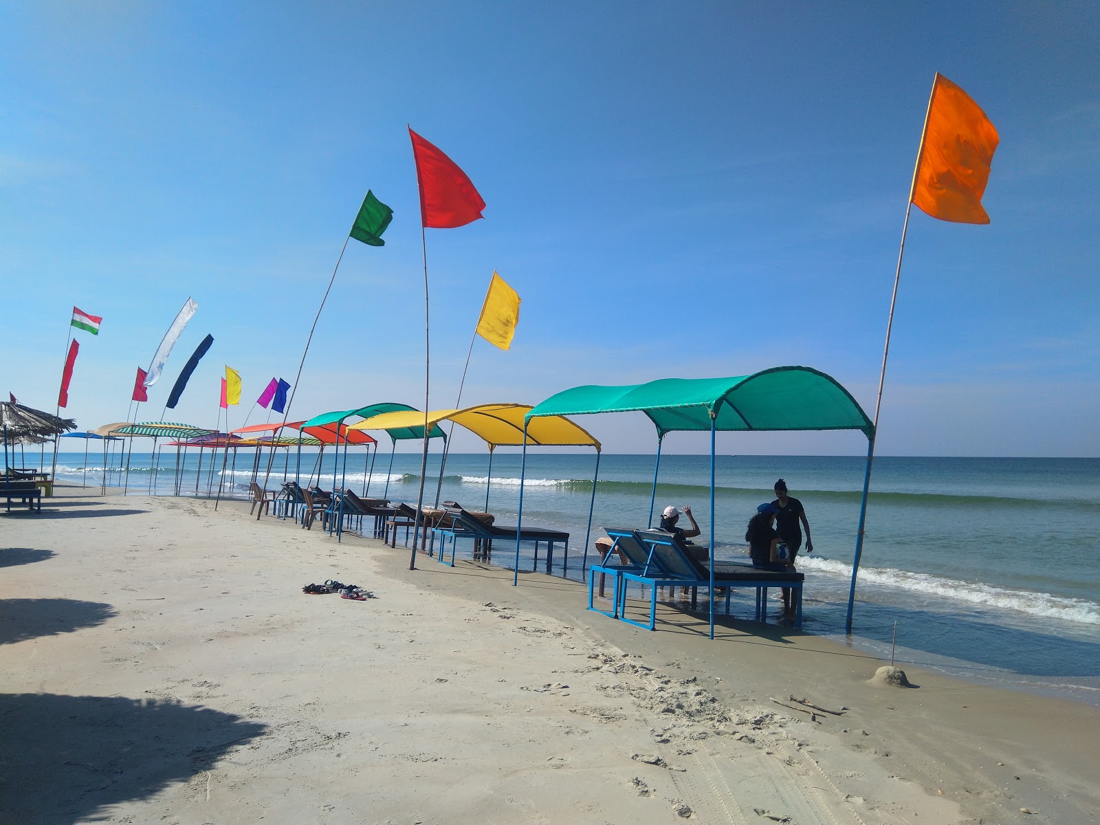 Foto av Majorda Beach med hög nivå av renlighet