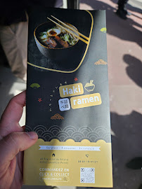 Haki Ramen à Levallois-Perret menu