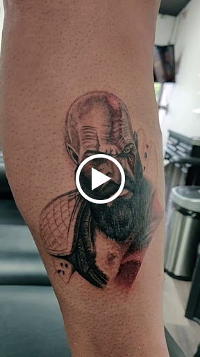 Explore mens leg sleeve tattoo ideas, creative tattoo ideas in Kissimmee, available at Precision Ink Tattoo Company