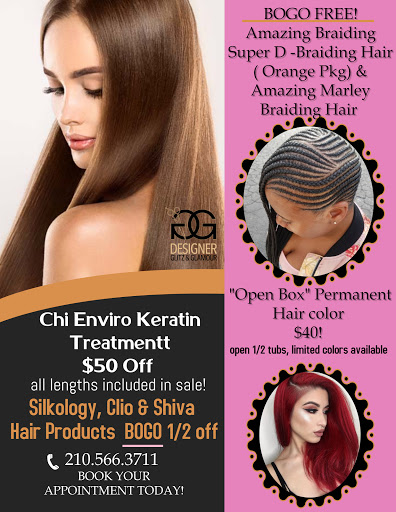Beauty Salon «Designer Glitz & Glamour Spa and Hair Salon», reviews and photos, 222 E Aviation Blvd, Universal City, TX 78148, USA