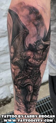 Explore animal tattoo ideas, creative tattoo ideas in Lockport, available at Tattoo City by Larry Brogan