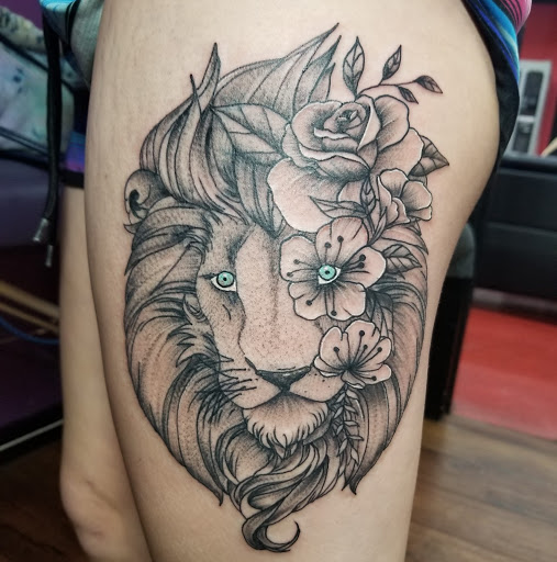 Explore vegan tattoos ideas, creative tattoo ideas in Easley, available at Peach Pit Tattoo