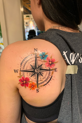 Explore gurren lagann tattoo ideas, creative tattoo ideas in Springboro, available at Ink by Erin Ironside Tattoo Studio