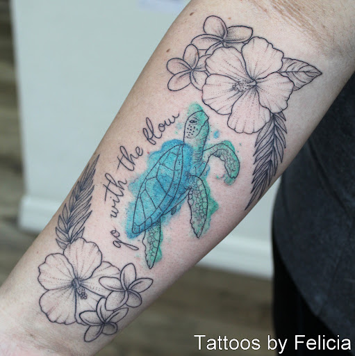 Explore daughters name tattoo ideas for dad, creative tattoo ideas in Fort Myers, available at Tiger Lotus Tattoo and Piercing