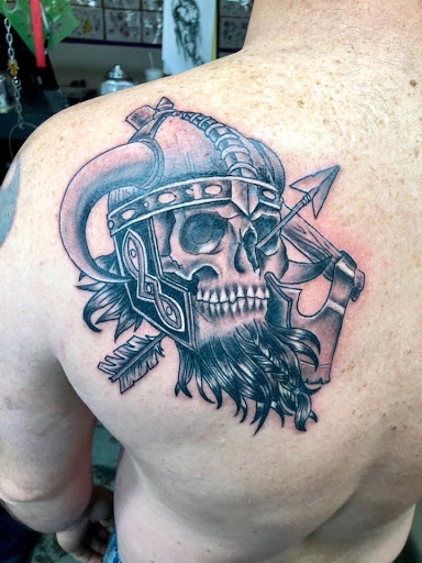 Explore triskelion tattoo ideas, creative tattoo ideas in Meridian, available at Creative Pain Tattoo Studio