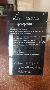 Ca' Minio à Santa Maria di Sala menu