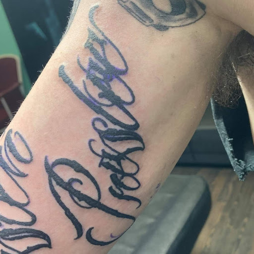 Explore white tattoo ideas, creative tattoo ideas in Mckinney, available at Borrowed Time Fine Art Gallery Tattoo Shop