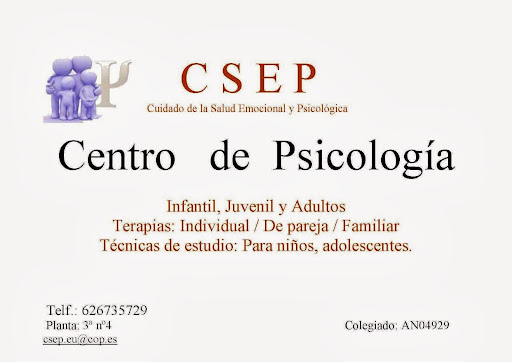 Centro de Psicologia CSEP. Psicólogo: Eulalio Muñoz Pantoja