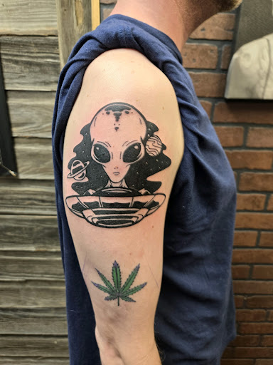 Explore sons name tattoo ideas, creative tattoo ideas in Mount Airy, available at Bullets Ink