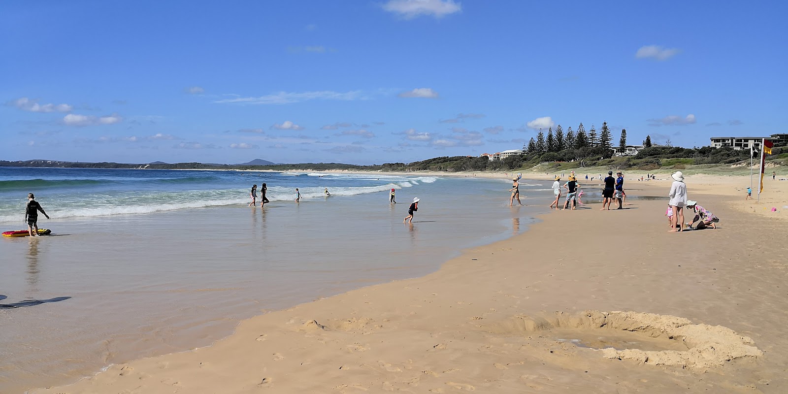 Foto von Pippi Beach mit lange, gerade küste