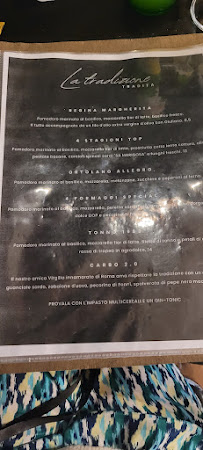 La Roccia Porto Torres à Porto Torres menu