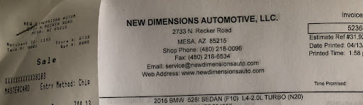 Mechanic «New Dimensions Automotive», reviews and photos, 2733 N Recker Rd, Mesa, AZ 85215, USA